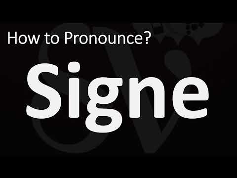How to Pronounce Signe? (CORRECTLY)