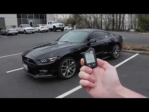 Compustar 2-Way Remote Start Confirmation Demo on 2015 Ford Mustang GT