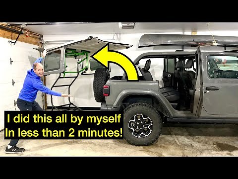 Easily remove a Jeep's Hardtop - Alone - "Top Lift Pro" - In-Depth Review - Hardtop Removal Tool!