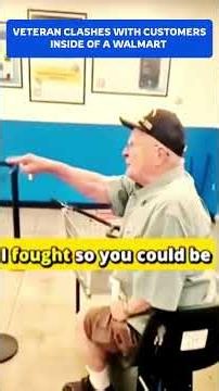 Veteran goes nuclear on customers in a Walmart #walmart #veteran #shorts