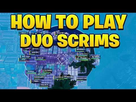 How to Play Duo Scrims in Fortnite (Div Cup Practice)