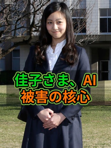 AI生成で #佳子さま の性的画像出回り宮内庁お手上げ! #佳子さま #生成AI #人権侵害 #皇室問題