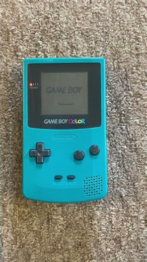 The Gameboy color bootup