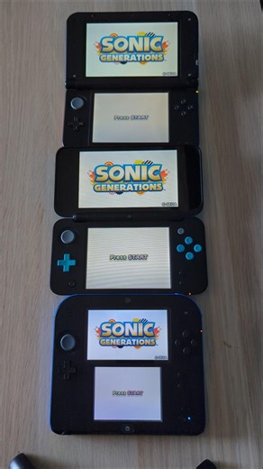 Sonic Generations- Nintendo 3DS XL vs New 2DS XL vs 2DS Speed Comparison