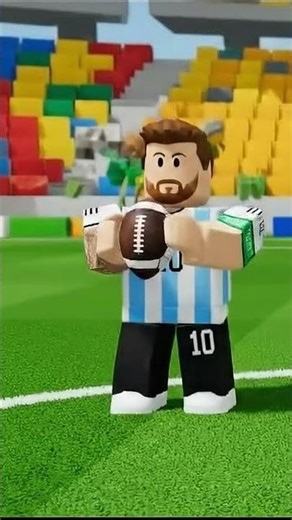 Messi in Roblox Soccer ⚽ Epic Football Training Animation #shots #messi #calcio #soccer #roblox