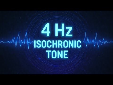 Isochronic Tone 4Hz (Pure tone)!