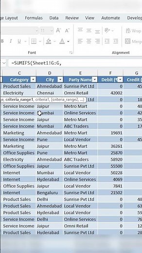 Calculate Sales Total in 1 Formula 😱 | Excel SUMIFS