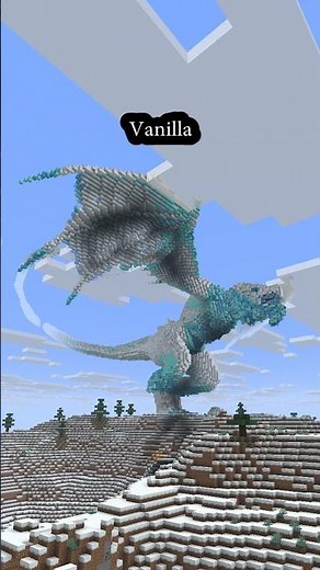 I Built an INSANE Icy Wyvern in Minecraft!❄️🐉
