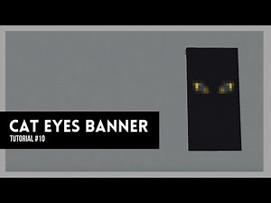 Minecraft | How to make a Cat Eyes Banner