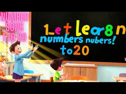 Number Song 1 to 20 | Fun Kids Song | Learn Numbers with Animation