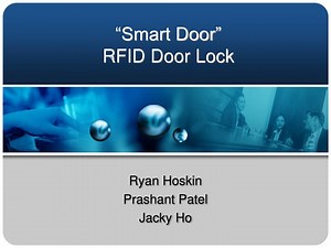 “Smart Door” RFID Door Lock - SlideServe