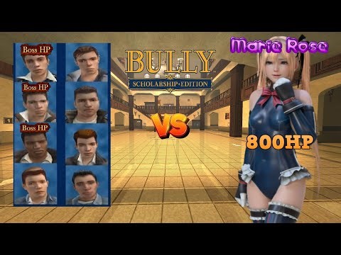 Bully SE: Greasers (Boss Health) VS Marie Rose | Full HD