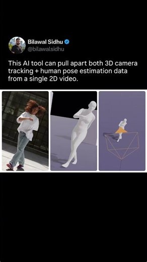 AI tool for 3D motion capture using 2D videos