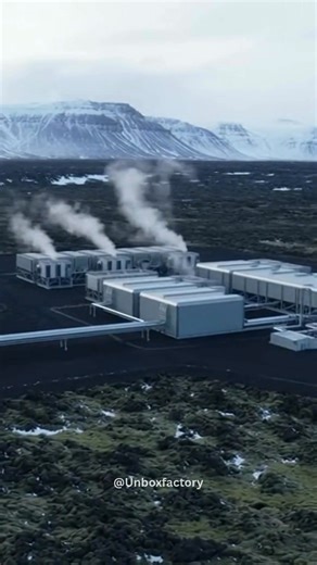 Iceland Activates World’s Largest Carbon Removal Plant The world’s largest direct air capture facility has begun operation in Iceland, pulling CO₂ directly from the atmosphere and permanently locking it underground by turning it into solid rock through mineralization. Instead of storing carbon as gas, the system injects it into basalt formations, where it chemically transforms into stone—eliminating the risk of leakage and offering true long-term carbon removal. Important Details: • Captures CO₂