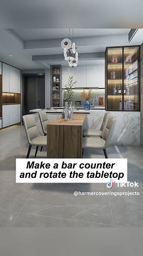 Innovative Open Kitchen Design with Storage Solutions