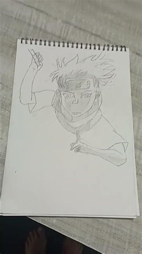Naruto made with pencil ✏, (⁠✷⁠‿⁠✷⁠)✧༺♥༻✧ #art