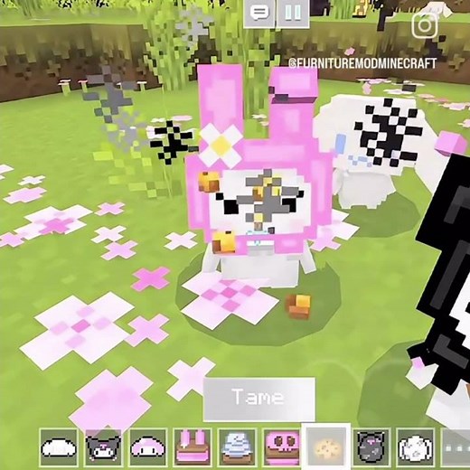 Sanrioverse Mod | Sanrio Mod #minecraft #addon #furnituredecor #sanrioverse #petaddon