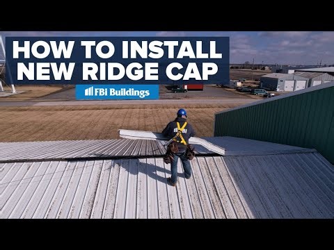 Stop Leaks: How to Install New Ridge Cap | Pole Barn Roofing Series Ep. 2