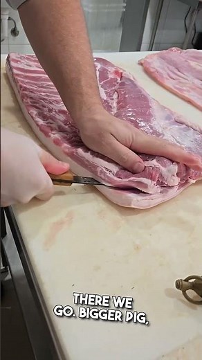 How to a turn pork belly into a proper porchetta.Old school butcher method #butcher #pork #diy