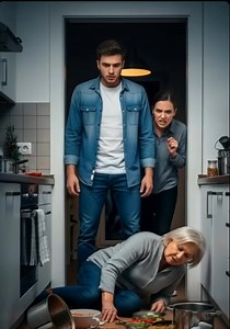 I was stirring the soup when my daughter-in-law lashed out, calling me “useless.” My son ignored it. Then a sudden crash echoed through the house… and what he walked in on left him speechless.... I was stirring the soup when my daughter-in-law struck my head with a ladle. "Who cooks like that, you incompetent woman?" Dawn shouted, as I felt the hot metal searing against my temple. My son, Robert, sitting in the living room, simply turned up the volume on the television, as if he hadn't heard. Th