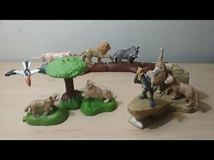 2019 DISNEY'S THE LION KING SET OF 10 McDONALDS HAPPY MEAL MOVIE TOYS VIDEO REVIEW