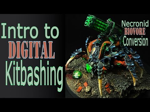 Intro to Digital Kitbashing - Tyranid Biovore - Necronids Project
