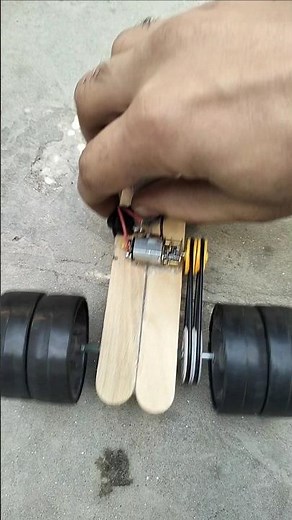 Tractor using pulley system and N20 gear motor