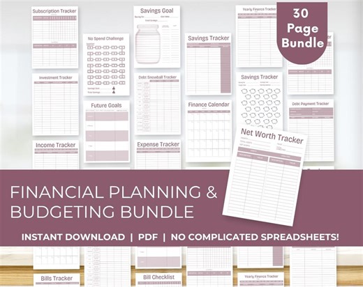 Printable Budget Worksheet for Household Binder and Bill Tracker | Annual Budget and Monthly Budget Family Organizer | Couple Budget PDF - Etsy