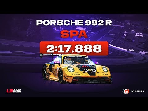 Le Mans Ultimate | Porsche 911 GT3 R LMGT3 (992) - Spa Francorchamps | V1.1 Hotlap