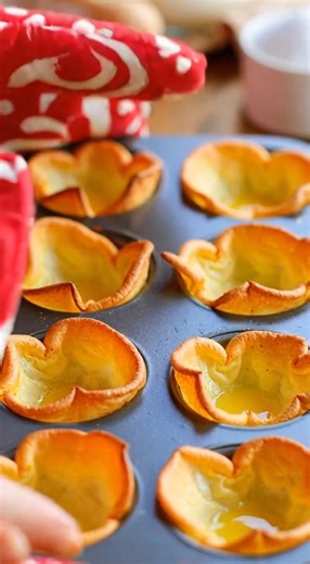 Easy Mini German Pancakes 🥞 These puffed up right before our eyes. Grandma loved how simple they felt but looked so special. Ingredients 3/4 cup all-purpose flour 1/2 tsp kosher salt 1/2 tsp cinnamon 2/3 cup milk 3 large eggs 2 tbsp granulated sugar 1 tsp vanilla extract 4 tbsp unsalted butter, melted Extra butter for greasing Instructions Preheat oven to 400°F. Generously butter a muffin tin. Blend flour, salt, cinnamon, milk, eggs, sugar, vanilla, and melted butter until smooth. Pour batter i