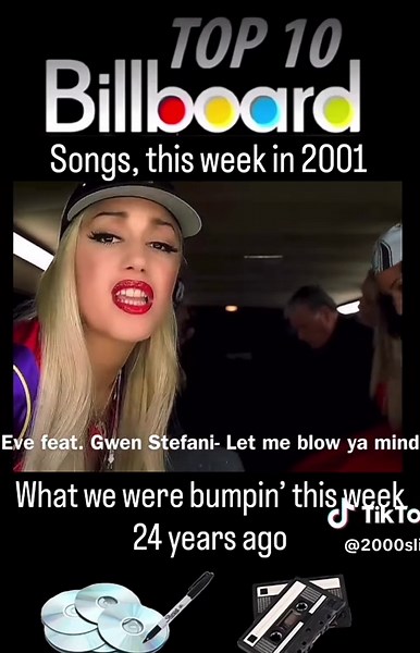 Top 10 Billboard Songs of 2001