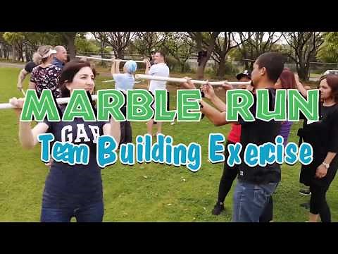 Marble Run Team Building Exercise facilitated by TBAE