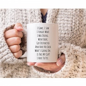 ADHD Humor Coffee Mug: 'grandma's Wandering Mind' Funny Mug - Etsy