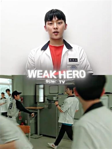 Suho fight on School 💀🔥 #WeakHeroClass #KdramaEdit #edits