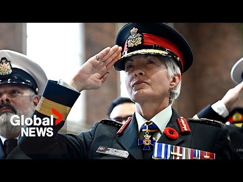 Lt.-Gen. Jennie Carignan makes history as Canada's 1st female Chief of the Defence Staff | FULL