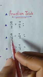 Fraction Tricks #maths #mathstrick #reels #गणित #mathsproblems #lkstudy #trendingmath #trendingreels | lk study