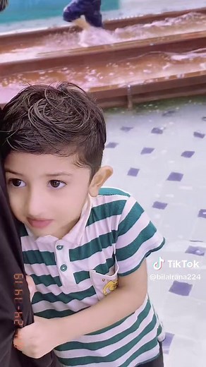 Children Having Fun at a Water Park