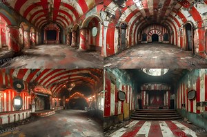 Demonic Carnival Backdrops - 45 High-res Digital Images - Haunted Circus Theme - Horror Photography Background - Etsy