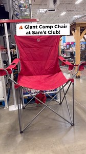 261K views · 45 reactions | ⛺️ WOAH! This camp chair is ENORMOUS…this video doesn’t do it justice! It’s big enough to fit entire family! It features 6 cup holders and comes with a carrying bag! More colors are available online. It’s $99.98! #samsclub #campinglife #campinggear | Sam’s Club Lovers | Facebook