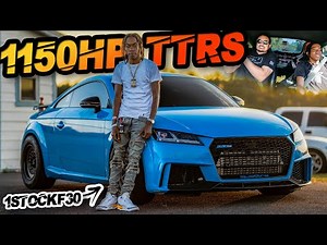 1150HP Audi TTRS "1stockf30" STREET Ridealong! (STUPID FAST Launch and Rolling Antilag)