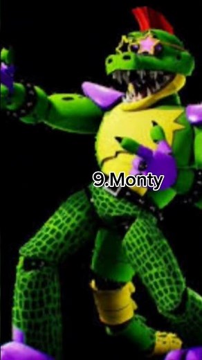 My top 10 favorite Fnaf animatronics #fnaf #animatronics #edit #top10