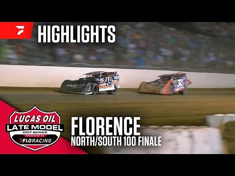 North/South 100 Finale | Lucas Oil Late Model Dirt Series at Florence Speedway 8/9/25 | Highlights