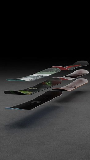 Triple Camber. Four different options built into six different boards for 2024. Something for everyone. #TripleCamber #TripleCamberTwin #TripleCamberFusion #RecurveTripleCamber #MadeInTheUSA | Never Summer Industries