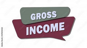 Gross income is the total earnings of an individual or company before deductions such as taxes, benefits, or retirement contributions.