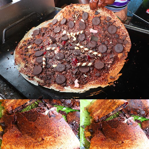 Street Side Oreo dosa | Village Food Factory