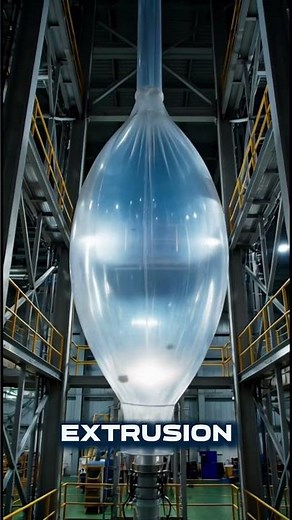 How Plastic Bags Are Made | Plastic Film Extrusion Process #plasticbags