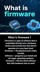 What is Firmware? #ai #vision #technology #cybersecurity #windows #firmware #shorts