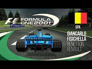 F1 2001 ps1 gameplay: Spa-Francorchamps - Giancarlo Fisichella (Expert)