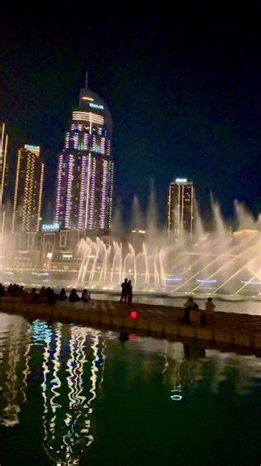 Dubai fountain show timings | A show you can’t miss in Dubai #shorts #ytshorts #explore #travel