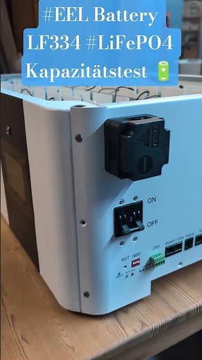 #EEL Battery LF334 #LiFePO4 capacity test